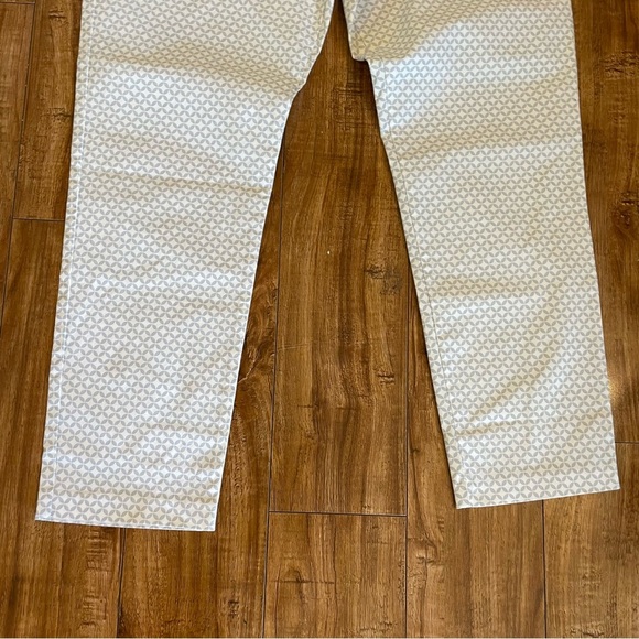GAP Slim City Women’s Grey White Pattern Ankle‎ Khakis Size 10 Regular NWT - Picture 4 of 10